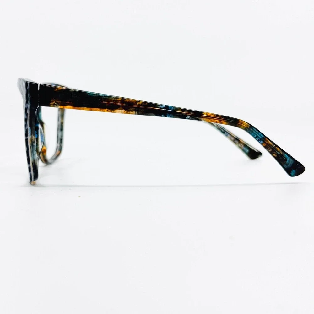 Peepers Eyewear Frames Womens Blue Tiger Tortoise Cat Eye 56-16-135